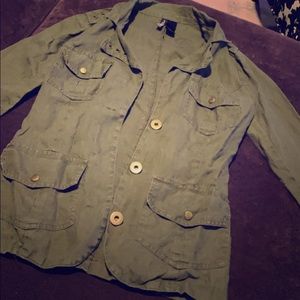 Green light weight jacket